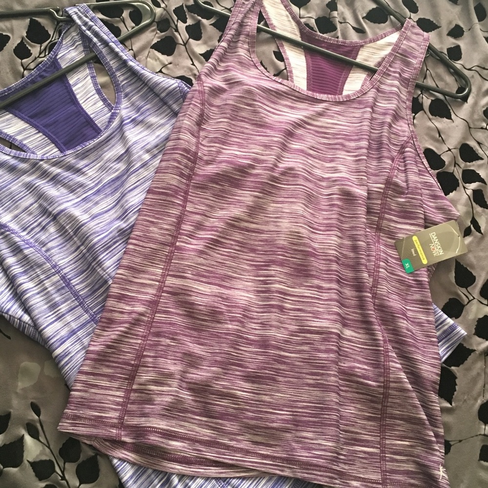 Danskin workout wear, bundle of two tanks